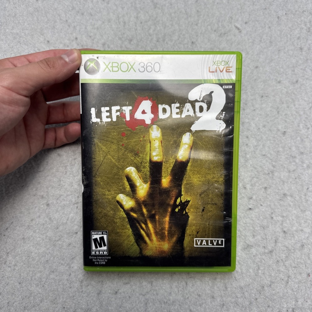 Left 4 Dead 2 CIB (Microsoft Xbox 360, 2009) Authentic, Tested And Working